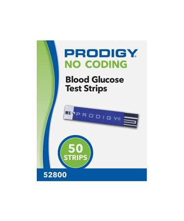 Prodigy No Coding Blood Glucose Test Strips (50 ct)