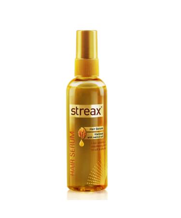 Streax Hair Serum Enriched with Walnut Oil Gives Frizz-free Satin Smooth Hair 100ml (3.5 Oz)