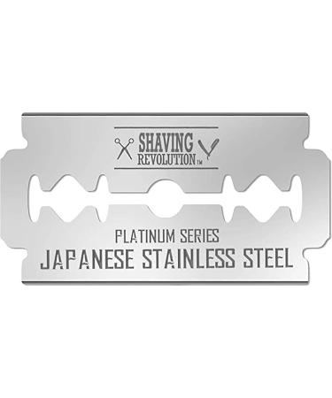 VIKING REVOLUTION OPPLE SCHREASEN 100 pieces for men safety rasier blades for shaving platinum Japanese stainless steel 100 pieces (1 Pack)