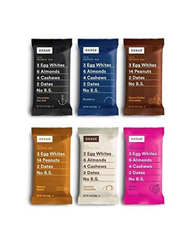 RXBAR Best Seller Variety Pack Protein Bar 1.83 Ounce (Pack of 12) High Protein Snack Gluten Free