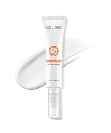 modelones Cuticle Cream, Ultra-Hydrating Cuticle Nail Care Organic Jojoba Oil Vitamin E Serum, Deep Moisturizing Cuticle Repair Treatment Non-greasy, Soothe, Repair Dry Cracked Cuticles, 15ML A-Cuticle cream
