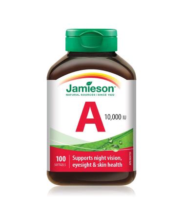 Vitamin A 10 000 IU 100 Count (Pack of 1)