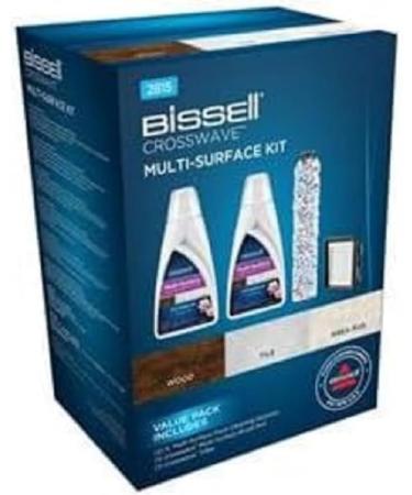 Bissell accessories set advantage pack |Original 2 x 1 L Multi Surface cleaning agent multi-surface brush roller |1 x filter |Ideal for your Crosswave 17132 2225N 2582N or 25821 |2815 Crosswave Multi-Surface Kit