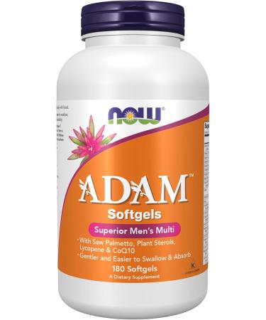 NOW Foods Supplements ADAM Men's Multivitamin - 180 Softgels