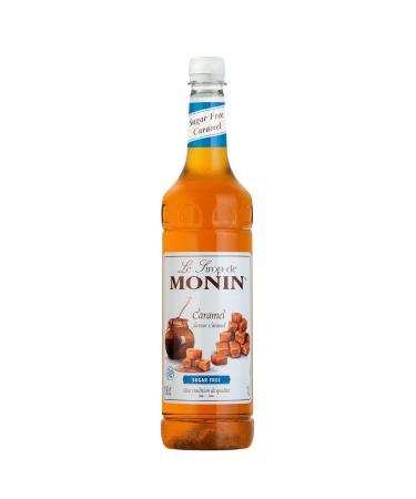 Monin Caramel Sugar Free Syrup - 4x1ltr Caramel 4