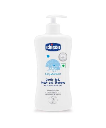Chicco Baby Moments Gentle Body Wash and Shampoo (500ml)