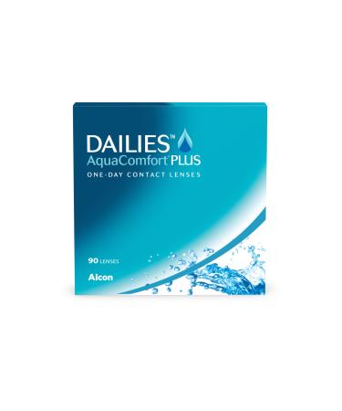 Dailies aquacomfort plus daily lenses soft 90 pieces BC 8.7 mm dia 14.0 mm -13.50 diopttria -13.5 diopttria 8.7 millimeters 14 millimeters 90
