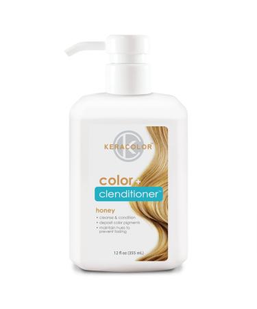 Keracolor Clenditioner Hair Dye - Semi Permanent Hair Color Depositing Conditioner  Cruelty-free  20 Colors 12 Fl Oz (Pack of 1) Honey