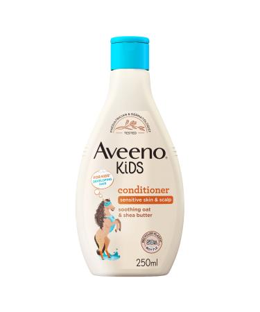 Aveeno Baby Kids Conditioner 250ml | Enriched with Soothing Oat & Shea Butter | Hair Conditioner for Children Developed for Your Little Superhero | Childrens Toiletries Sets