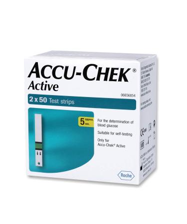 Accu-Chek Active Strips, 100 (50x2) (Multicolor)