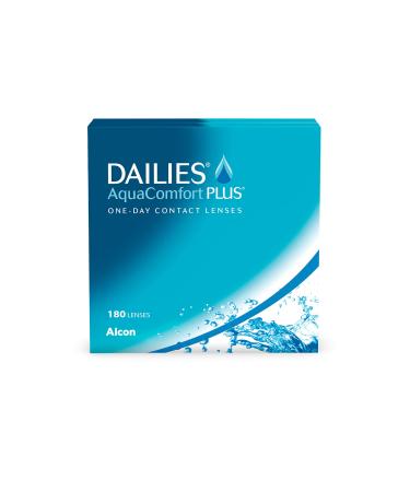 Dailies aquacomfort plus daily lenses soft 180 pieces BC 8.7 mm dia 14.0 mm -3 diopttria -3.0 diopters 8.7 millimeters 14.0 millimeters 180