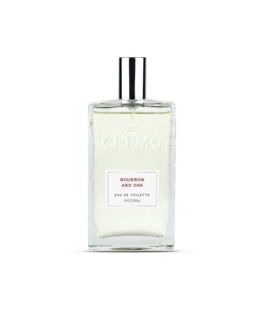 Cremo Bourbon & Oak Cologne Spray, A Sophisticated Blend of Distillers Spice, Fine Bourbon and White Oak, 3.4 Fl Oz