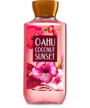 Bath Body Works Oahu Coconut Sunset 10.0 oz Shower Gel Coconut 10 Fl Oz (Pack of 1)