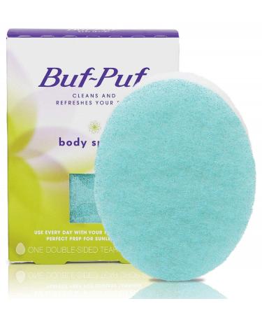 Buf Puf Body Sponge, Bath Sponge, Dermatologist Developed, Cleanses Skin of Dirt, and Excess Oil, Reusable, Exfoliating, 1 Count
