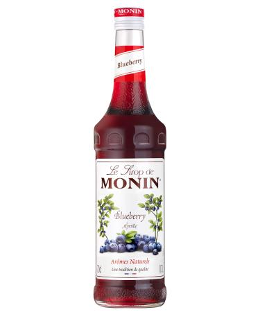 MONIN Premium Blueberry Syrup 700ml for Cocktails and Mocktails. Vegan-Friendly Allergen-Free 100% Natural Flavours and Colourings Blueberry 700 ml (Pack of 1)