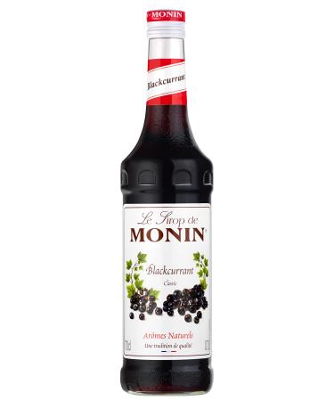 MONIN Premium Blackcurrant Syrup 700ml for Cocktails and Mocktails. Vegan-Friendly Allergen-Free 100% Natural Flavours and Colourings. Sugar Syrup Blackcurrant 700 ml (Pack of 1)
