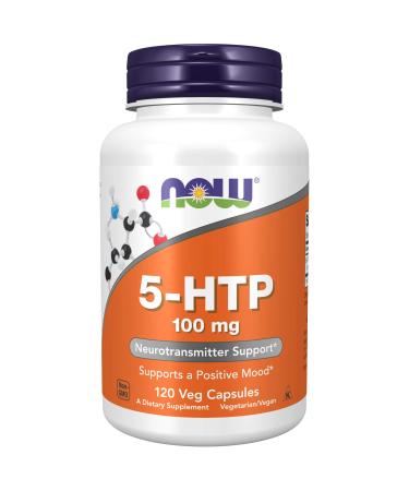 Now Foods 5-HTP 100 mg 120 Veg Capsules