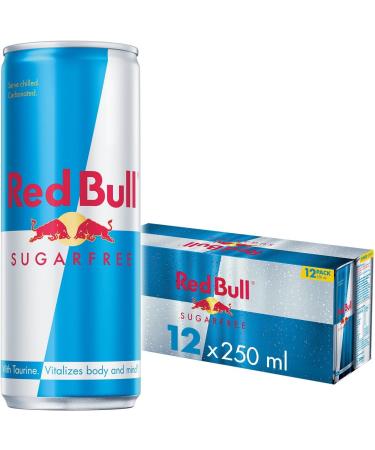 Red Bull - Sugar Free Energy Drink - Pack of 12 - 250ml