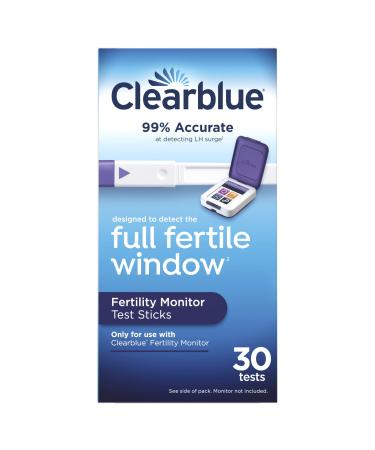 Clearblue Fertility Monitor Test Sticks, 30 count 30 Fertility Tests