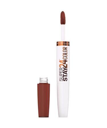 Maybelline SuperStay 24  2-Step Liquid Lipstick  Coffee Edition  Mocha Moves 340 MOCHA MOVES 1 Count (Pack of 1)