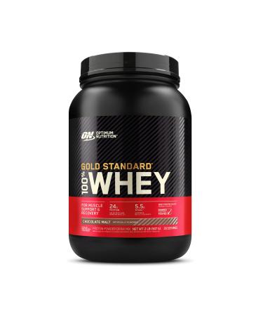 Optimum Nutrition Gold Standard 100% Whey Protein Powder  Chocolate Malt  2 Pound (Packaging May Vary) Chocolate Malt 2 Pound (Pack of 1)