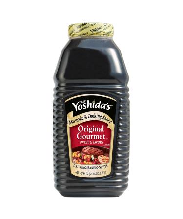 Mr. Yoshida's Original Gourmet Sweet and Savory Marinade and Cooking Sauce 86 Fluid Ounces (VALUE SIZE) Thank you for using our service 5.3 Pound (Pack of 1)