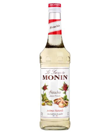 MONIN Premium Pistachio Syrup 700ml for Coffee and Cocktails. Vegan-Friendly Allergen-Free 100% Natural Flavours and Colourings Pistachio 700 ml (Pack of 1)