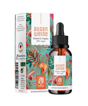 Vitamin A drop high dose - 5000 I.E (1500 g) per daily dose - vegan - vitamin A liquid - retinol natural feast 1700 drops 50 ml