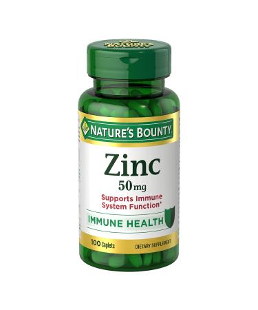 Natures Bounty Zinc 50 mg - 100 Capsules