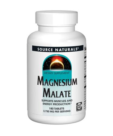 Source Naturals Magnesium Malate 3750 mg 180 Tablets