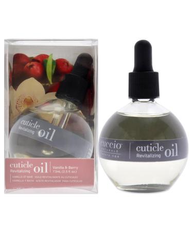 Cuccio Naturale Revitalising Cuticle Oil (75ml) 2.5oz- Vanilla & Berry Pink Vanilla & Berry 75 ml (Pack of 1)