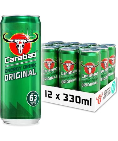 Carabao Energy Drink - Original - Pack of 12 - 330ml