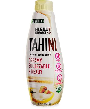 Mighty Sesame Organic Fine Sesame Tahini 10.9oz Squeezable Bottle Gluten Free Ready to use!