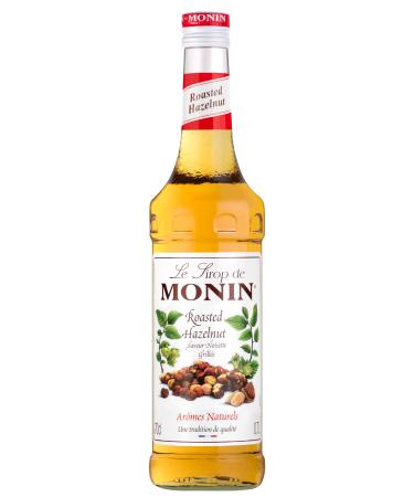 MONIN Premium Roasted Hazelnut Syrup 700ml for Coffees Frappes and Cocktails. Vegan-Friendly 100% Natural Flavours and Colourings. Roasted Hazelnut 700 ml (Pack of 1)
