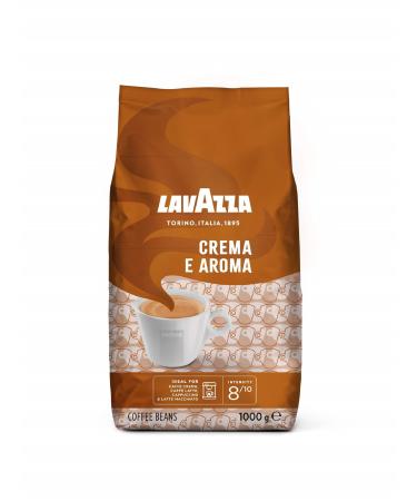 Lavazza Crema e Aroma Arabica and Robusta Medium Roast Coffee Beans 1 kg (Pack of 1)