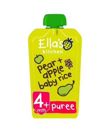 Ella's Kitchen Stage 1 Organic Apple and Pear Baby Rice 120 g (Pack of 7) Organic Apple and Pear Baby Rice 120 g (Pack of 7)