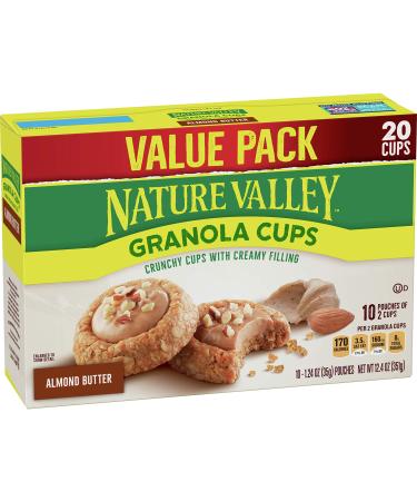 Nature Valley Granola Cups Almond Butter 12.4 oz 20 ct