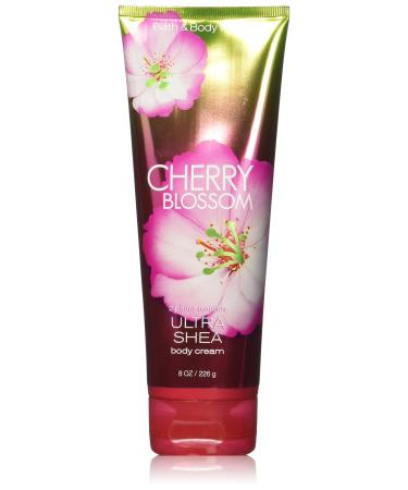 CHERRY BLOSSOM Signature Collection Ultra Shea Body Cream 8 oz / 226 g Floral 8 Ounce (Pack of 1)