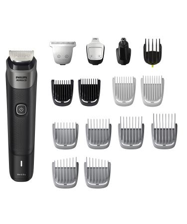 Philips Norelco Multigroom Series 5000 18 Piece, Beard Face, Hair, Body Hair Trimmer for Men - NO Blade Oil Needed, MG5910/49 Latest Version