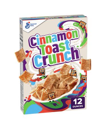 Original Cinnamon Toast Crunch Breakfast Cereal, Crispy Cinnamon Cereal, 12 oz. Box 12 Ounce (Pack of 1)