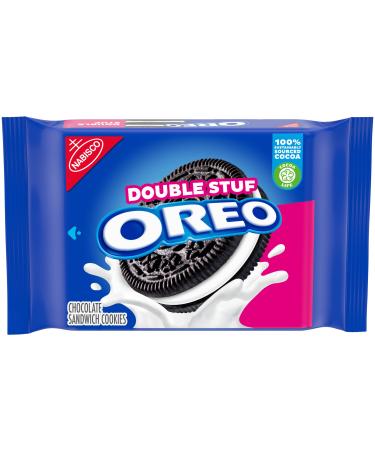 OREO Double Stuf Chocolate Sandwich Cookies, 15.35 oz