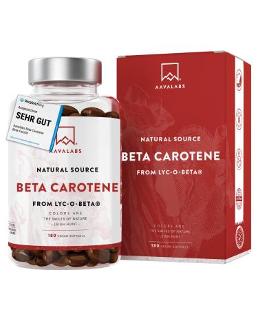 Beta carotene capsules highly dose for tan 25 000 IE vitamin A browning capsules with LYC-O-Beta and extra virgin olive oil for a radiant complexion-180 softgel capsules