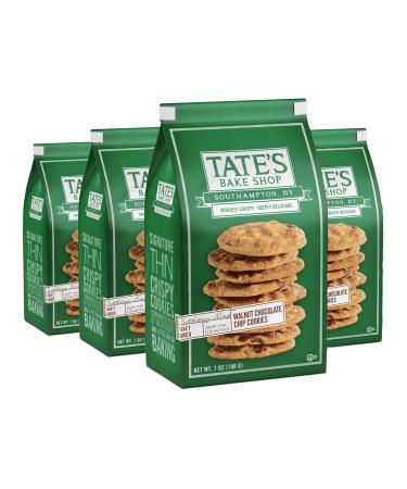 Tate's Bake Shop Walnut Chocolate Chip Cookies, 4 - 7 oz Bags