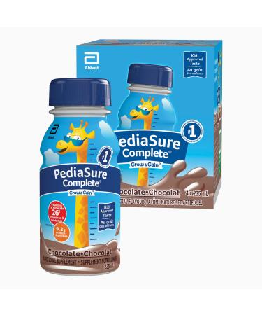 PediaSure Complete Nutritional Supplement 4 x 235 mL Chocolate Kids nutritional shake containing DHA and vitamins helps promote weight gain when taken twice a day Orthopedic Brace