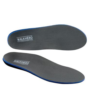 Plantar Fasciitis Feet Insoles Arch Supports Orthotics Inserts Relieve Flat Feet High Arch Mens 6 Mens 6 - 6 1/2 | Womens 8 - 8 1/2 Gray