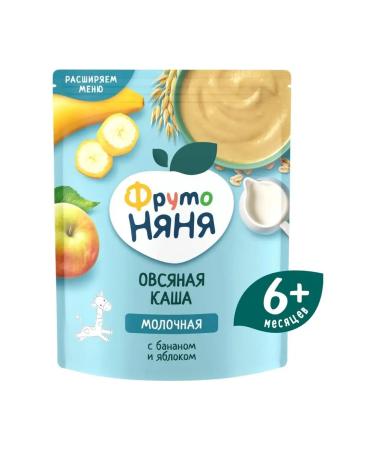 Frutonyanya Oatmeal porridge with banana and apple Milk 200g